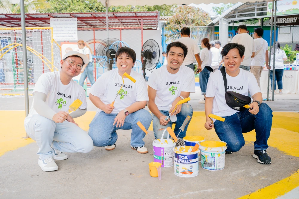 Supalai Srangdee (Supalai Creates Good) Joins Hands with Partners to "Turn Empty Space... into Play Space," Delivering a Community Area in Klong Toey to Become a Venue for Smiles and Hope