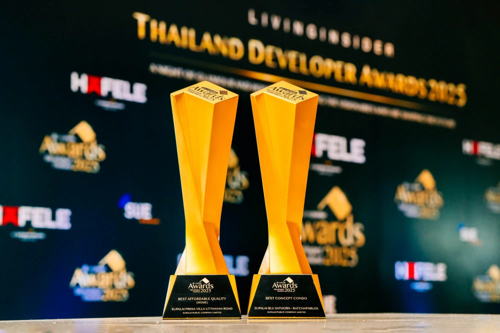 ศุภาลัย คว้าชัย 2 รางวัลใหญ่ Best Affordable Quality & Best Concept Design ย้ำแนวคิด “Quality Begins Inside” คุณภาพที่ดี... ไม่ได้อยู่แค่เปลือกนอก