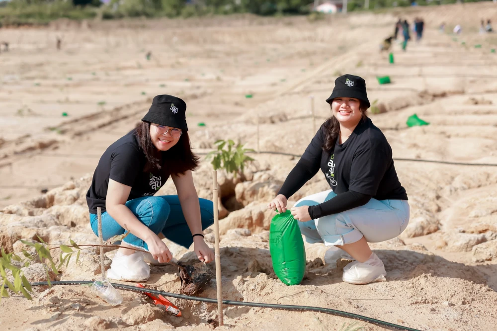 Forest of Happiness’ activity for Supalai’s 35th Anniversary, in 2024, in Pathum Thani and Prachuap Khiri Khan provinces