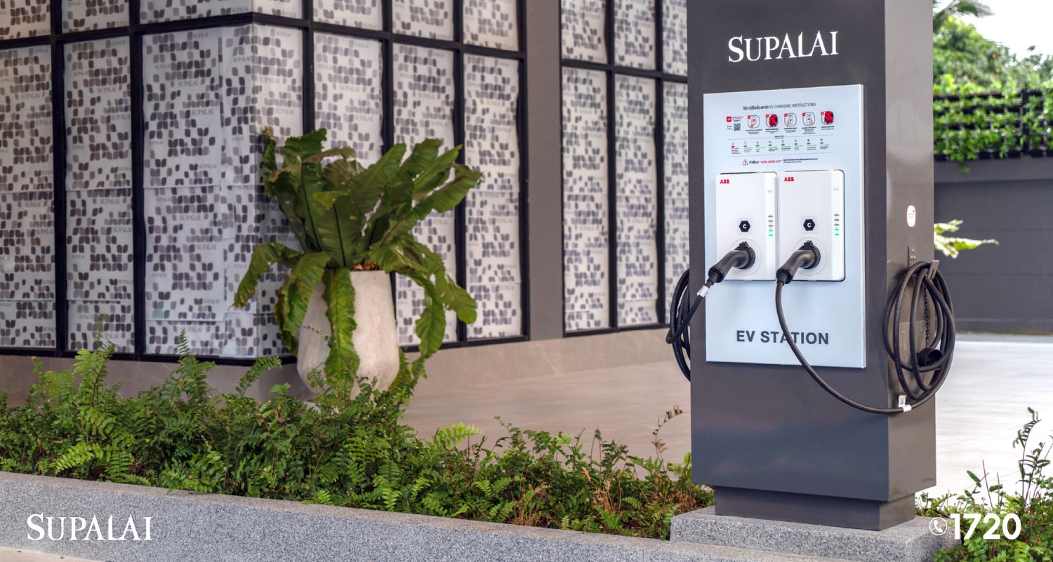 Installation of Electric Vehicle (EV) Chargers at Supalai Grand Tower and Supalai Icon Sathorn Project