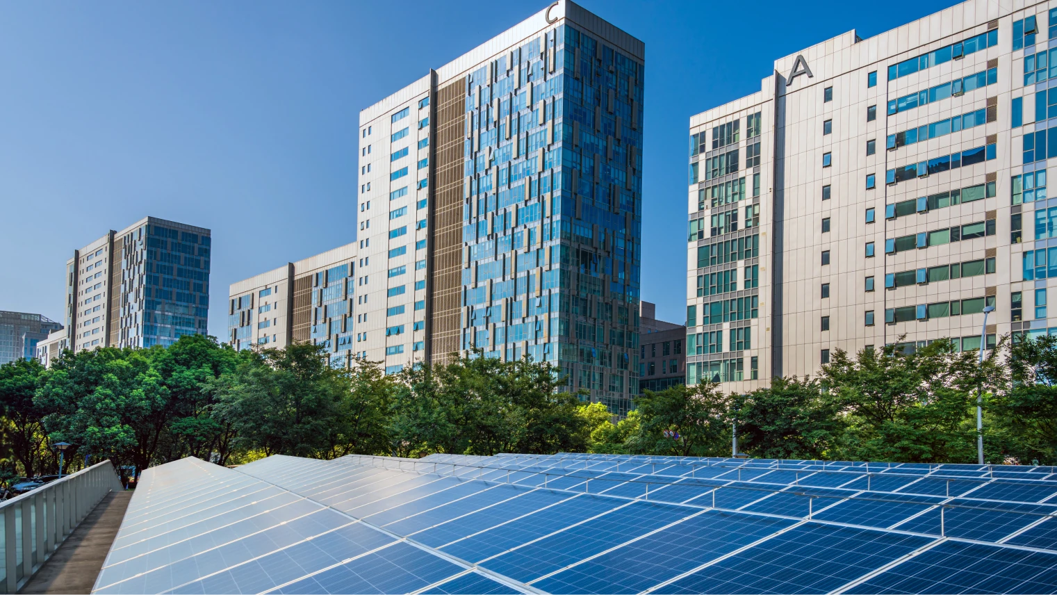 Selection of central area lighting poles within the project using solar energy (Solar Cells) to reduce the use of electrical wiring and electricity consumption, helping to save common area expenses
