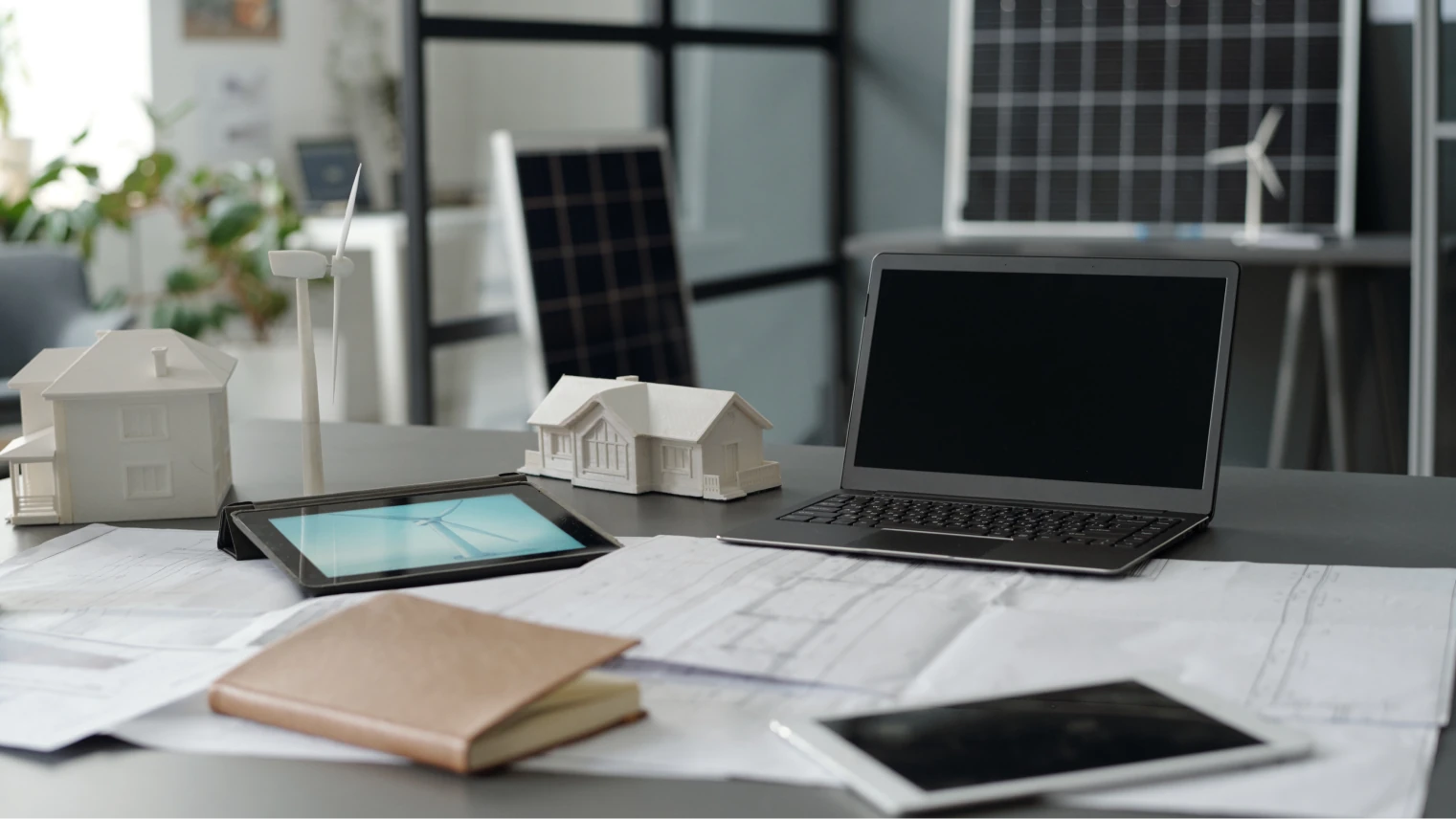 Solar Roof Solar Roof Project for Sales Offices, Construction Offices, Central Clubhouses, and Show Homes